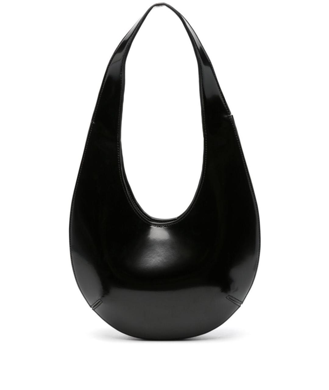 AESTHER EKME Черная кожаная сумка через плечо, фото 1