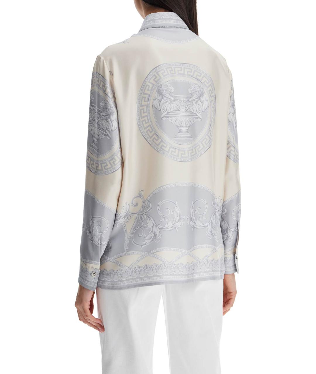 VERSACE Мульти шелковая рубашка, фото 3