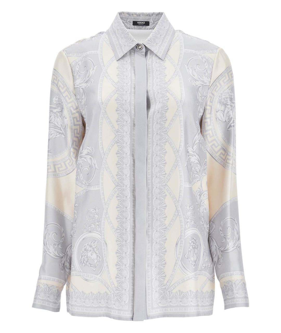 VERSACE Мульти шелковая рубашка, фото 1
