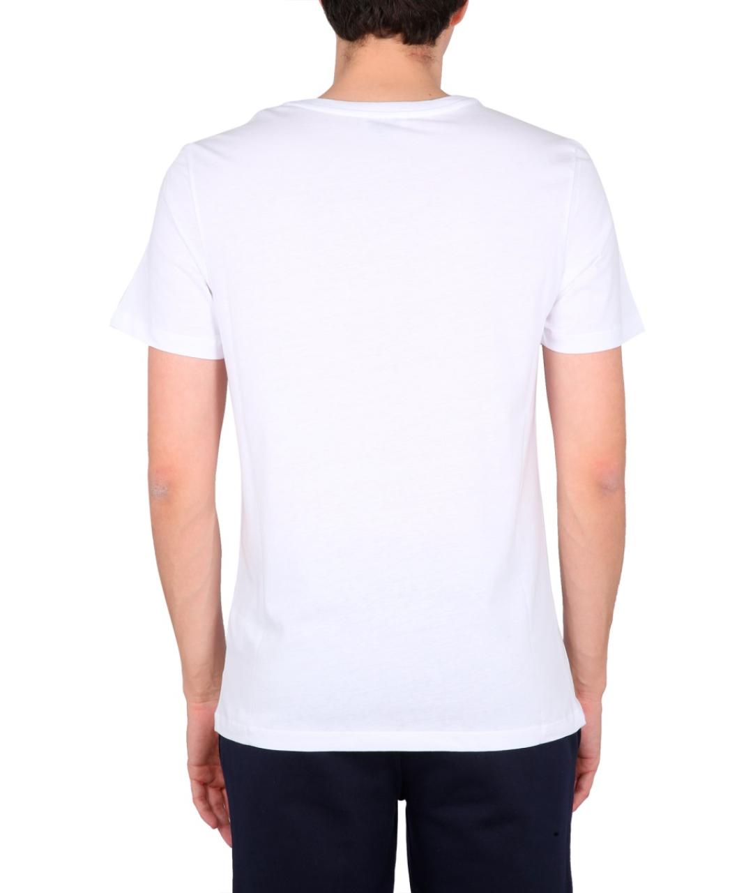 BALLANTYNE Белая хлопковая футболка, фото 5