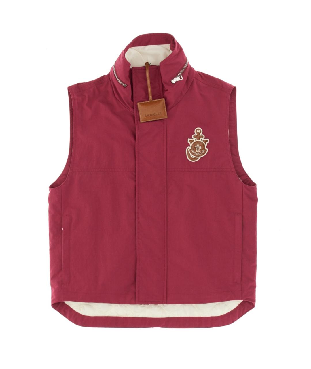 MONCLER Фуксия хлопковый жилет, фото 1