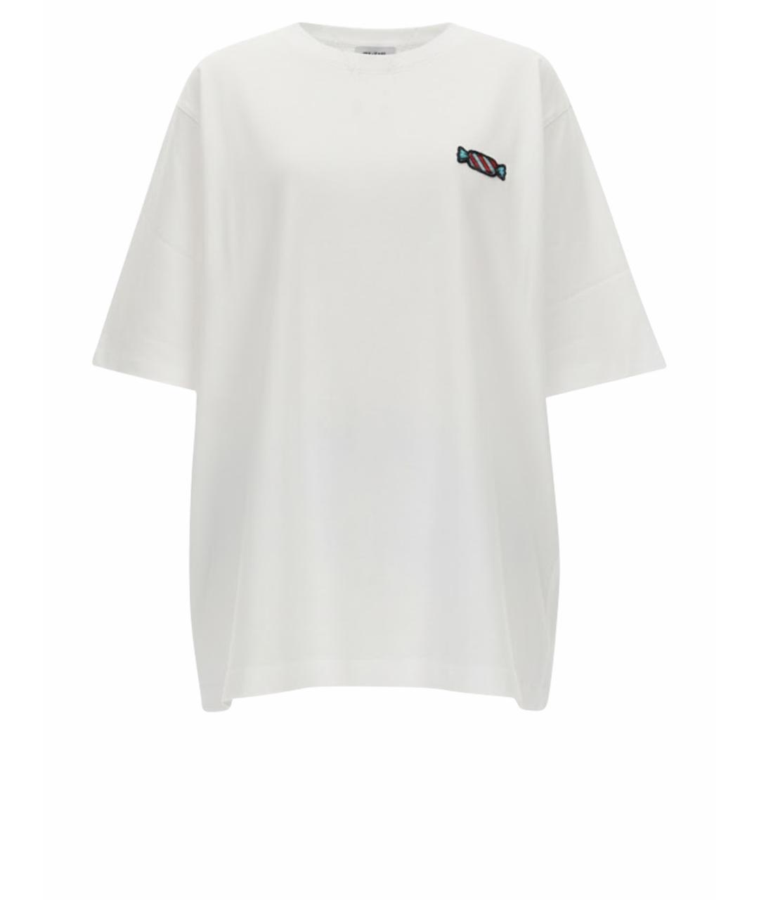 FIORUCCI Белая хлопковая футболка, фото 1