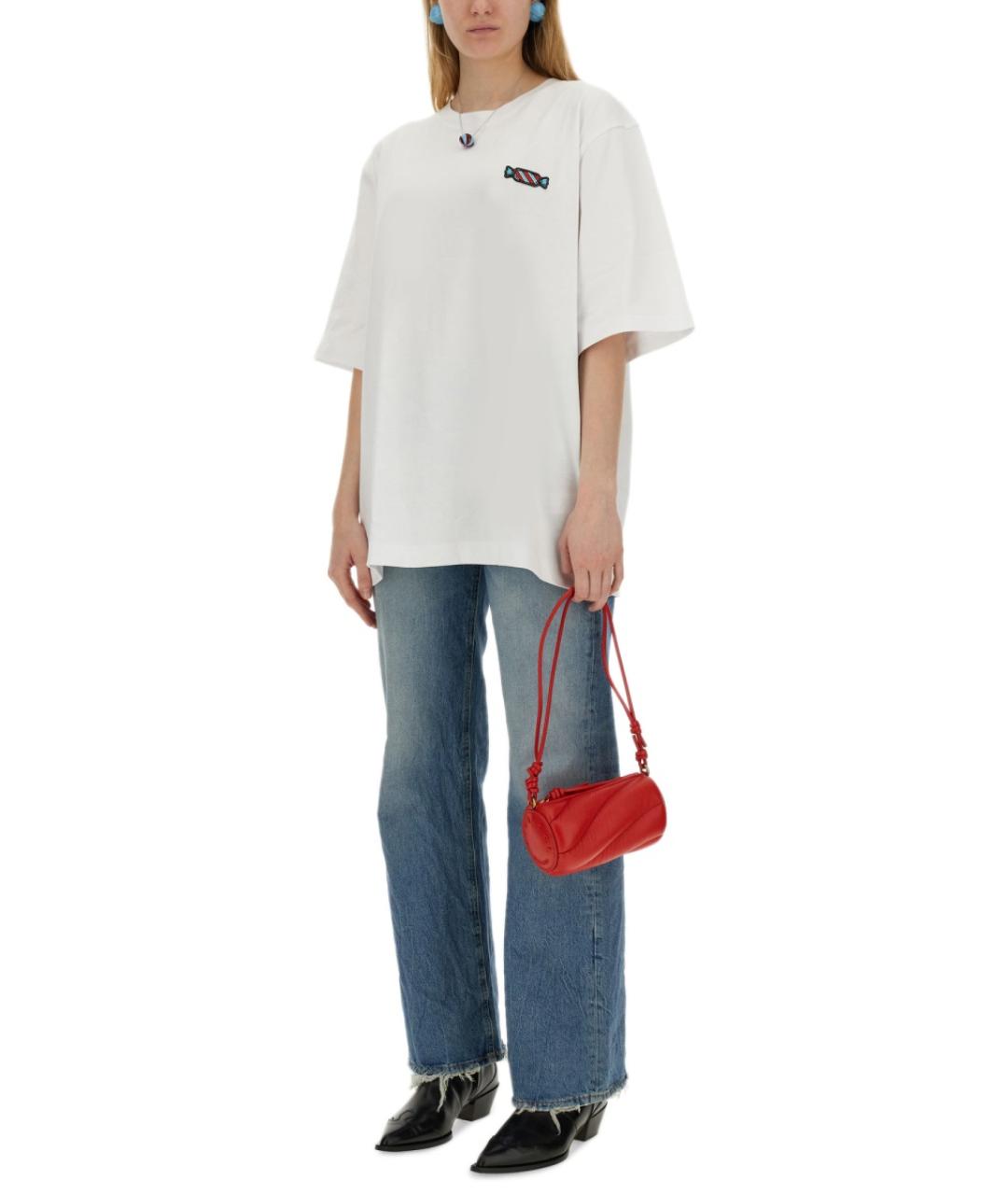 FIORUCCI Белая хлопковая футболка, фото 2