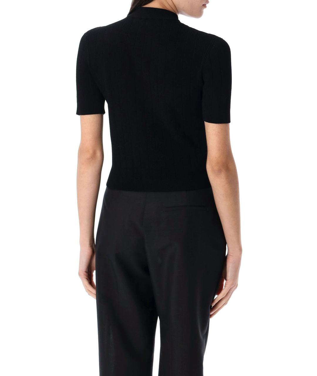 BALMAIN Черный вискозный кардиган, фото 3