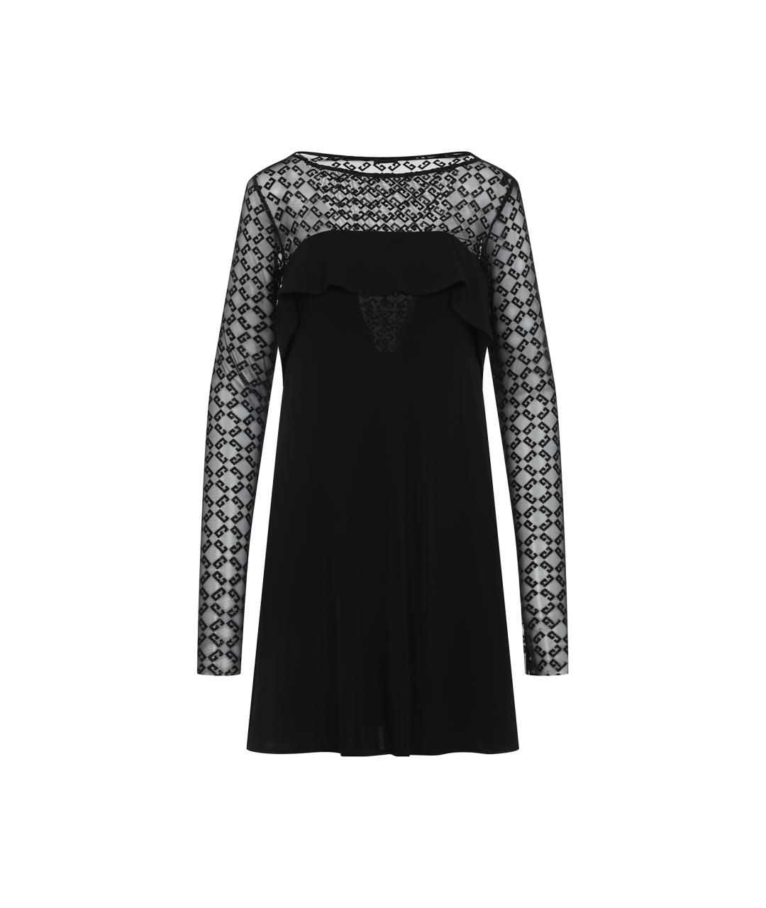 GIVENCHY Черное вискозное коктейльное платье, фото 1