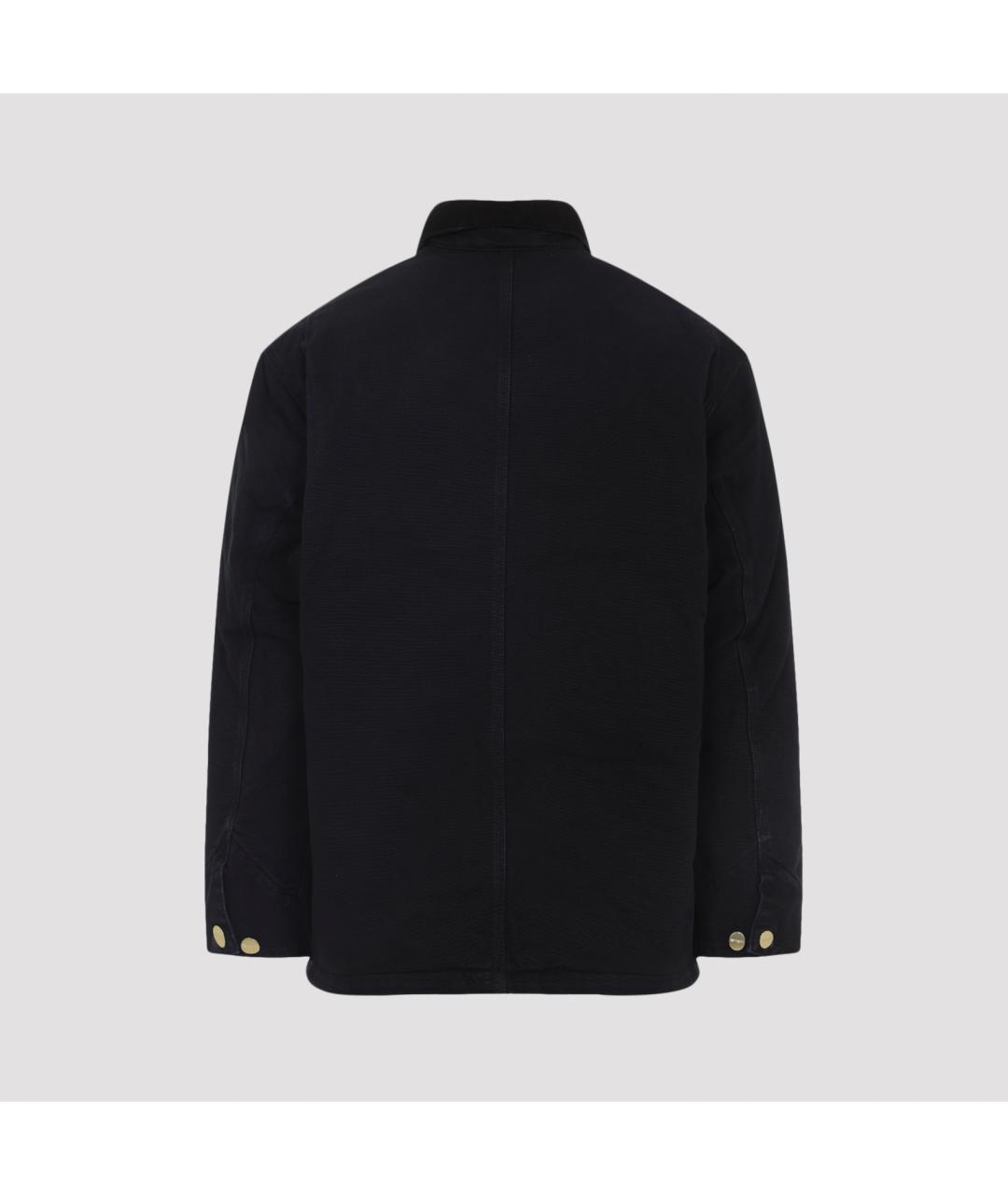 CARHARTT WIP Черная хлопковая куртка, фото 2