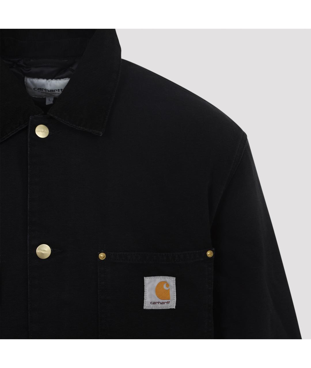 CARHARTT WIP Черная хлопковая куртка, фото 4