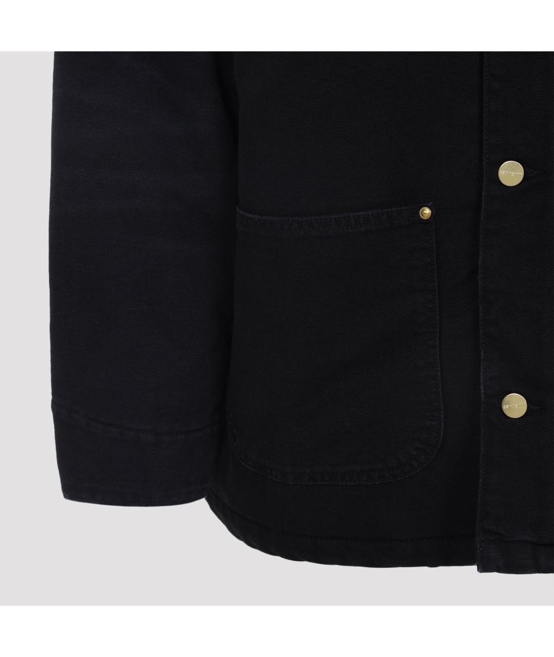 CARHARTT WIP Черная хлопковая куртка, фото 3