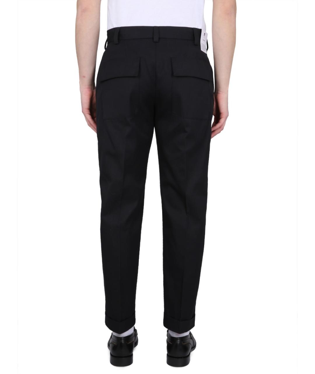 PT TORINO Синие хлопковые повседневные брюки, фото 4