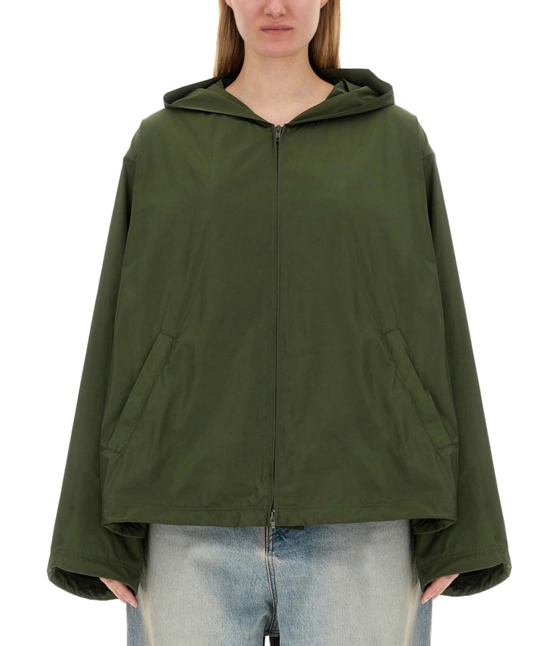 BALENCIAGA Хаки полиэстеровая куртка, фото 2