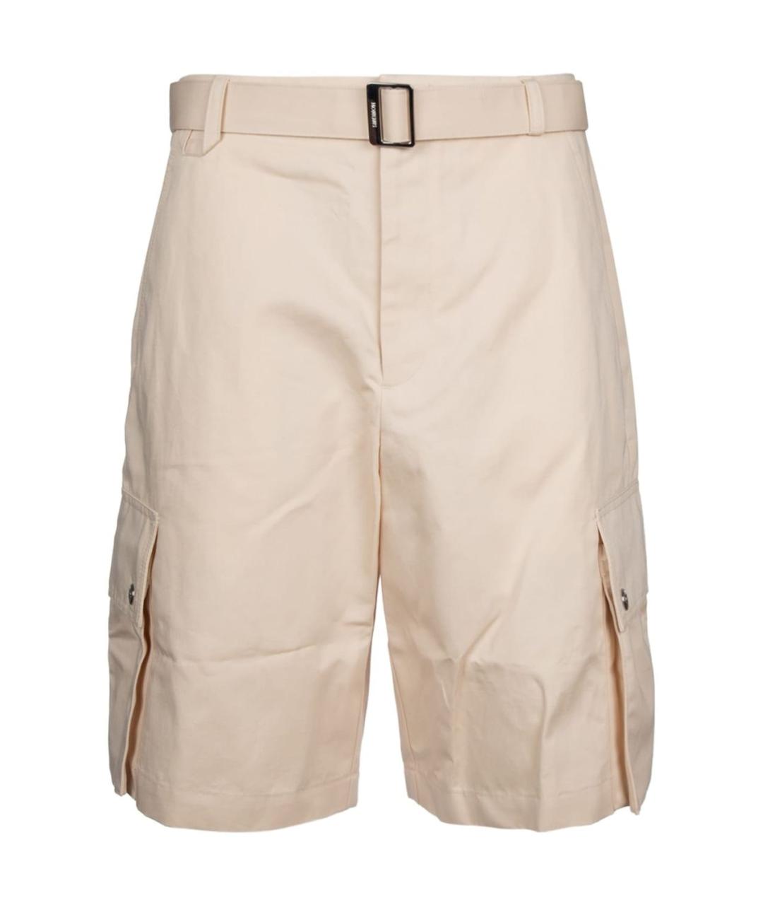 JACQUEMUS Бежевые хлопковые шорты, фото 1