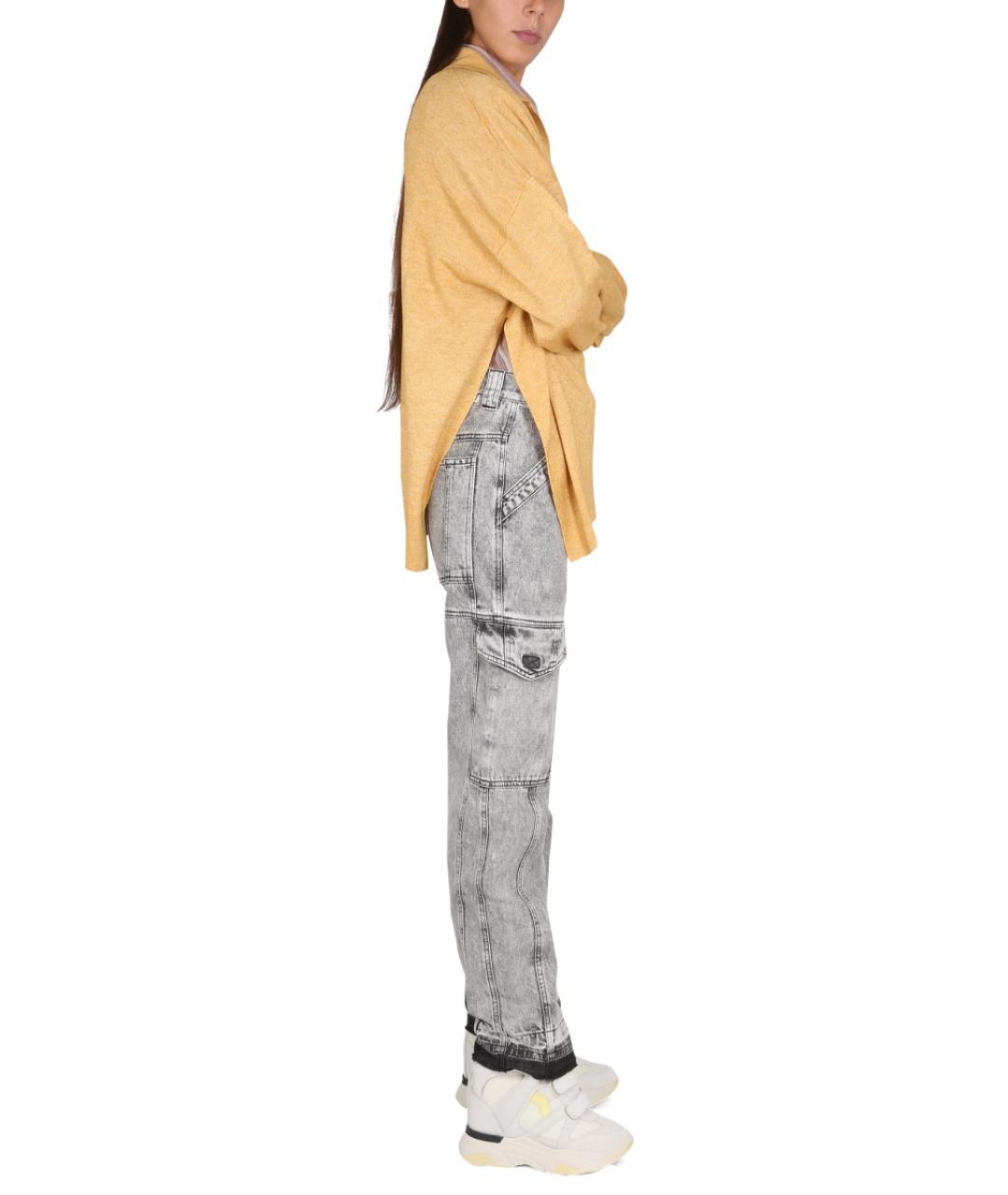 ISABEL MARANT Желтый вискозный джемпер / свитер, фото 3