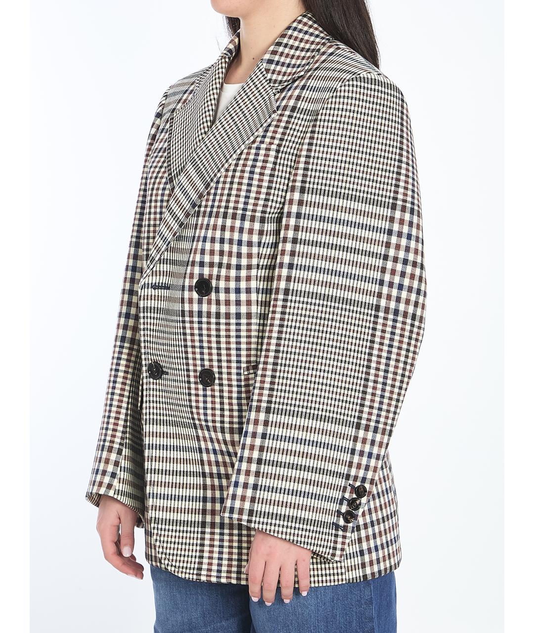 BOTTEGA VENETA Мульти хлопковый жакет/пиджак, фото 3