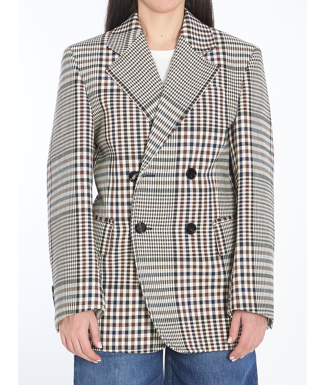 BOTTEGA VENETA Мульти хлопковый жакет/пиджак, фото 2