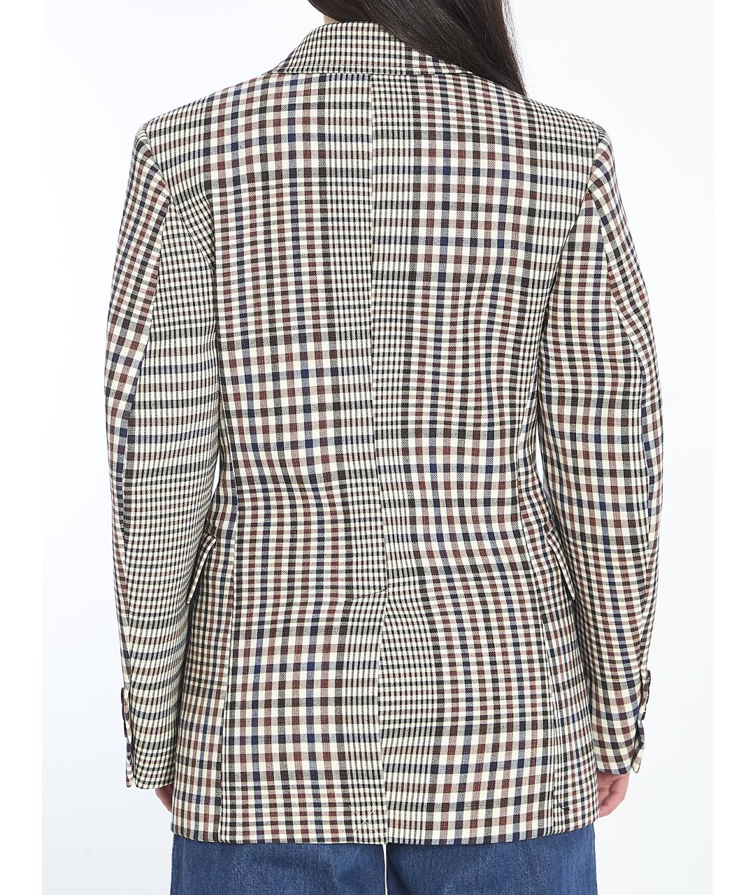 BOTTEGA VENETA Мульти хлопковый жакет/пиджак, фото 5