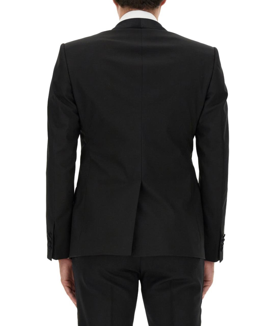 DOLCE&GABBANA Черный шерстяной пиджак, фото 4