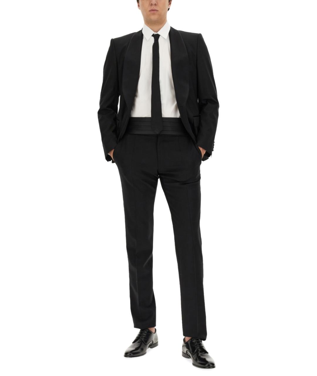 DOLCE&GABBANA Черный шерстяной пиджак, фото 3