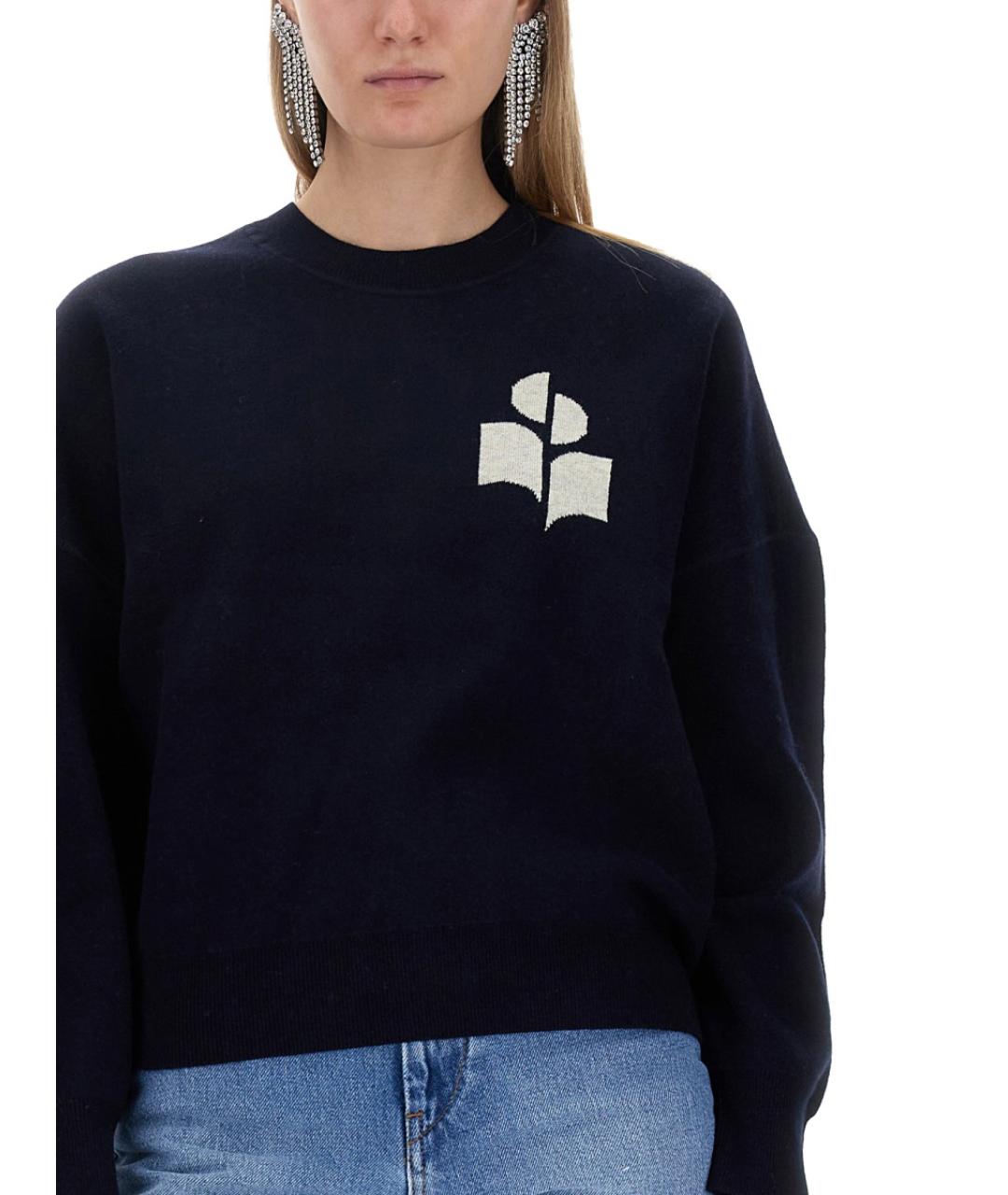 ISABEL MARANT Синий хлопковый джемпер / свитер, фото 5