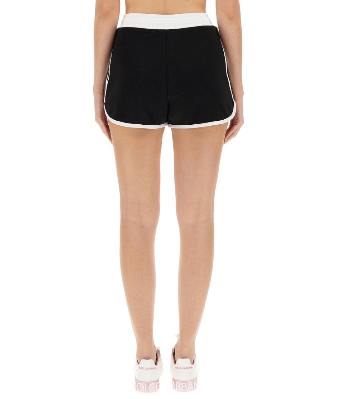 DOLCE&GABBANA Черные хлопковые шорты, фото 4