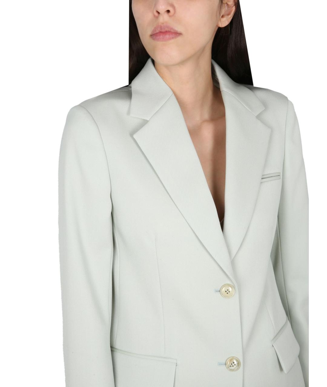 LANVIN Зеленый шерстяной жакет/пиджак, фото 5