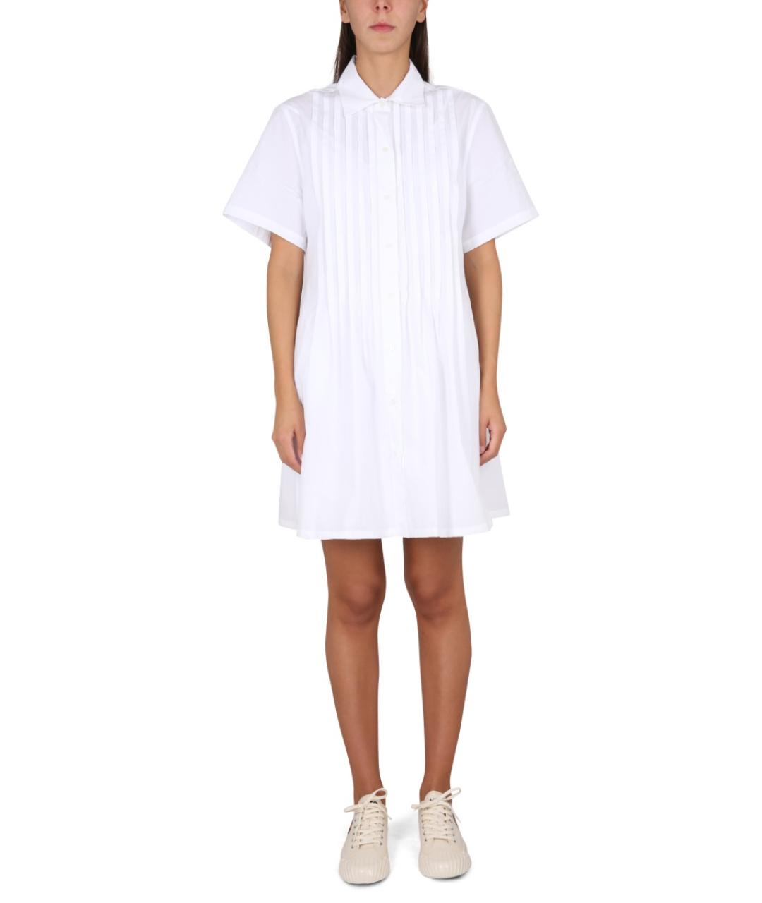 KENZO Белое хлопковое повседневное платье, фото 2