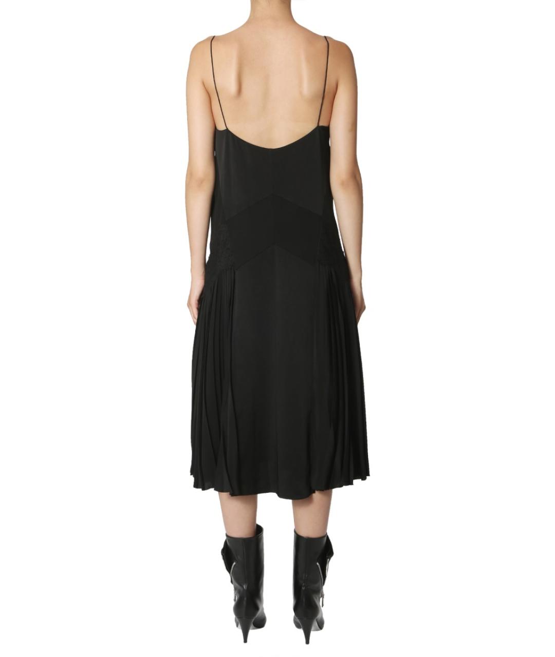 GIVENCHY Черное вискозное коктейльное платье, фото 4