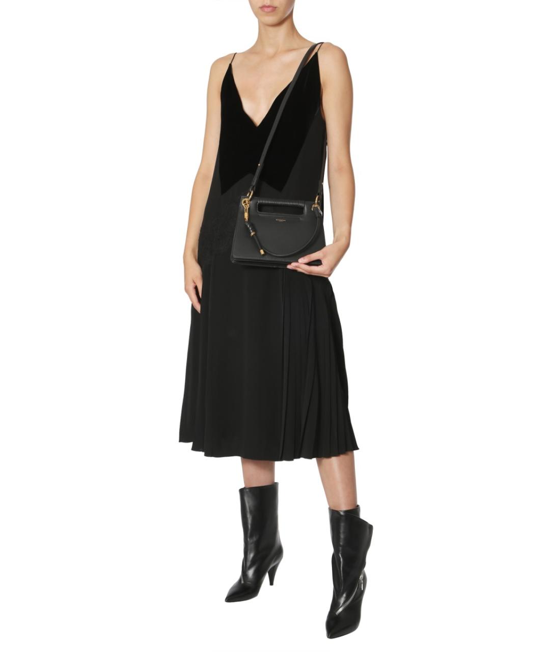GIVENCHY Черное вискозное коктейльное платье, фото 3