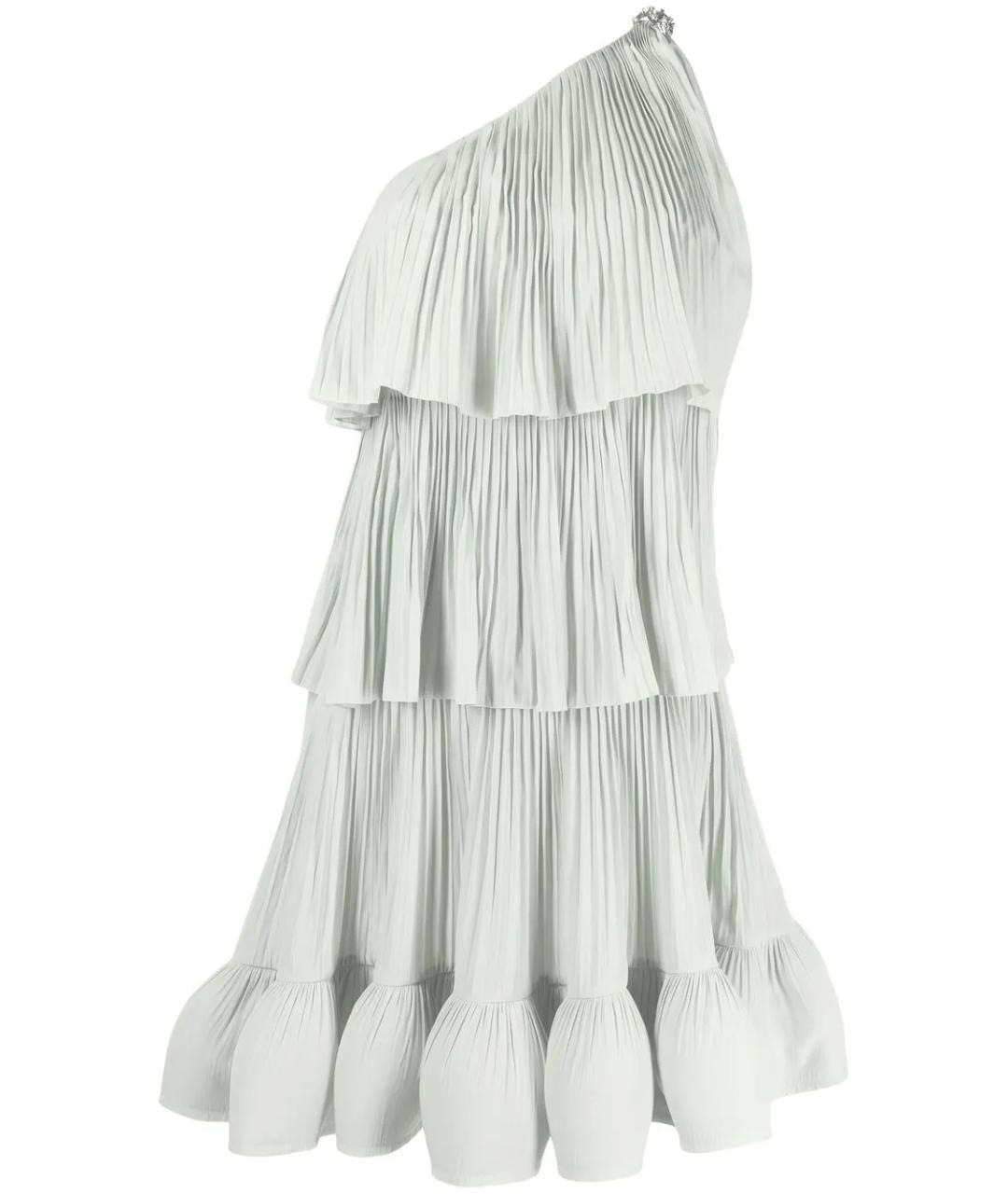 LANVIN Бирюзовое полиэстеровое повседневное платье, фото 1