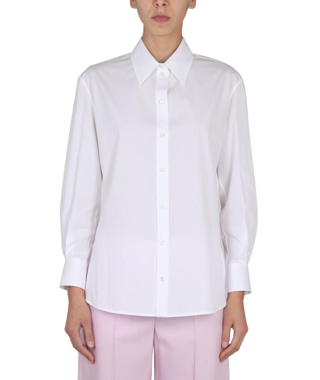 ALEXANDER MCQUEEN Белая хлопковая рубашка, фото 2