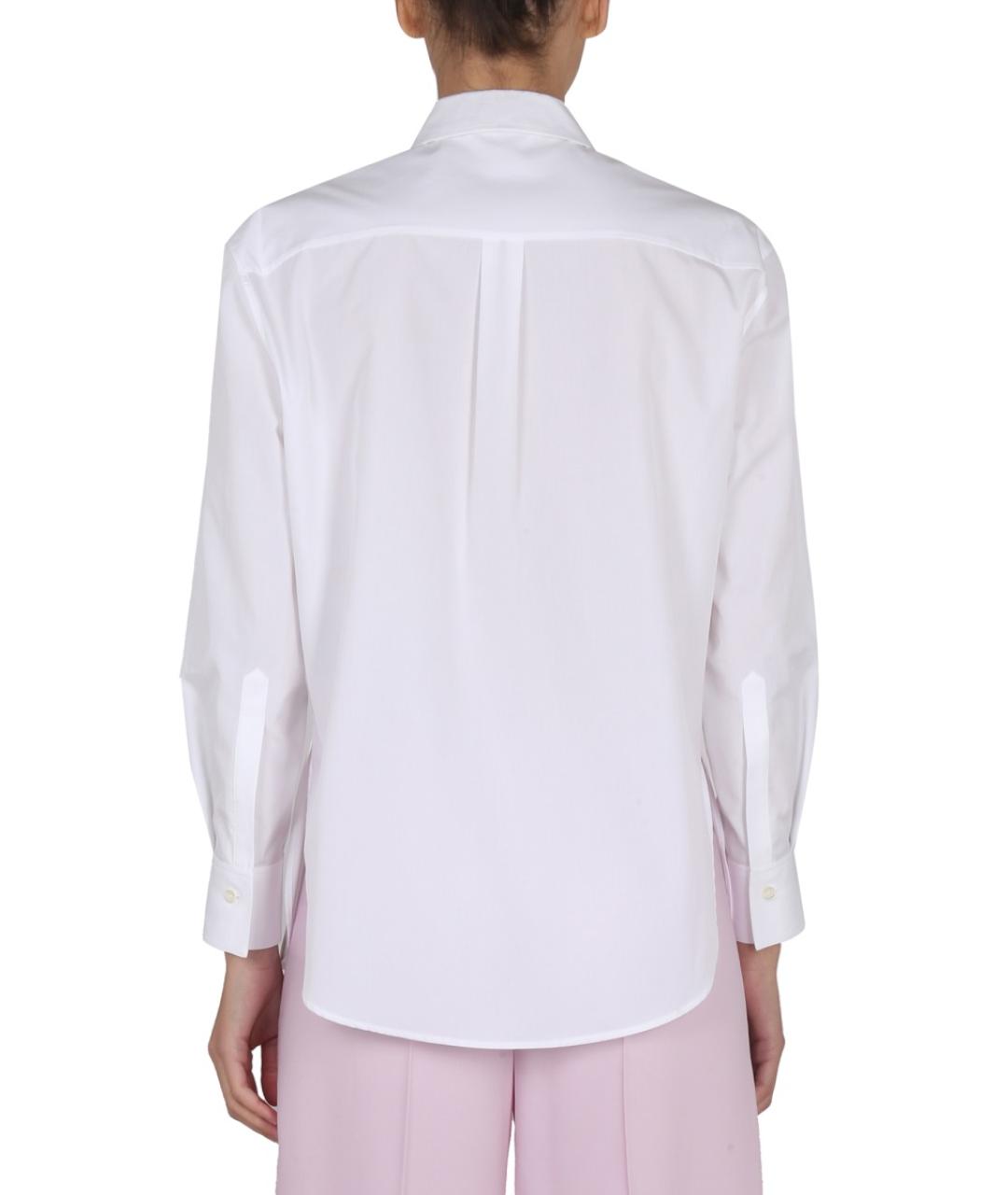 ALEXANDER MCQUEEN Белая хлопковая рубашка, фото 4