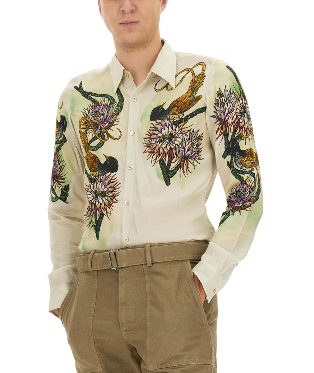 DRIES VAN NOTEN Мульти кэжуал рубашка, фото 5