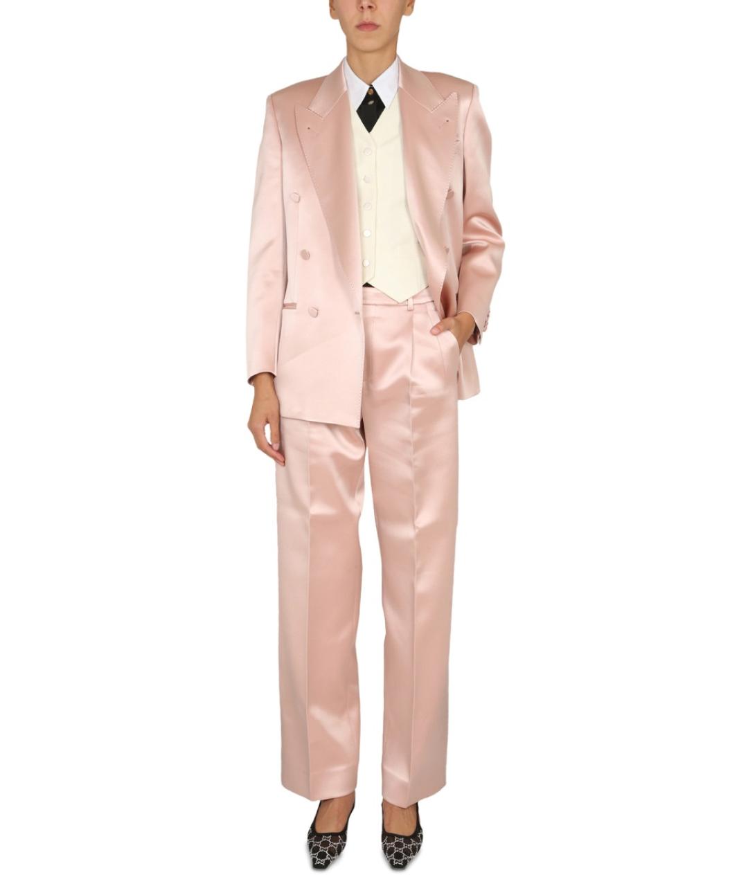 GUCCI Розовый жакет/пиджак, фото 3