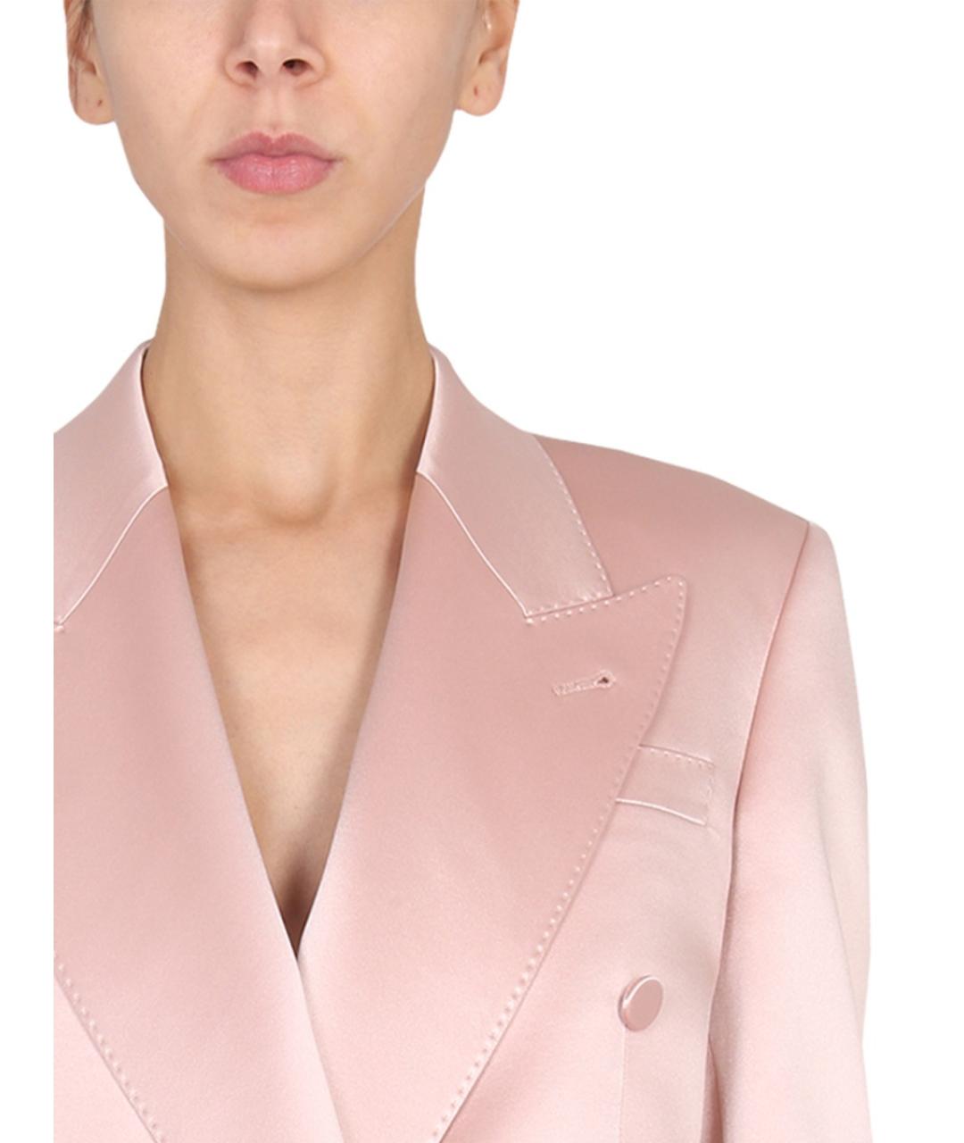 GUCCI Розовый жакет/пиджак, фото 4