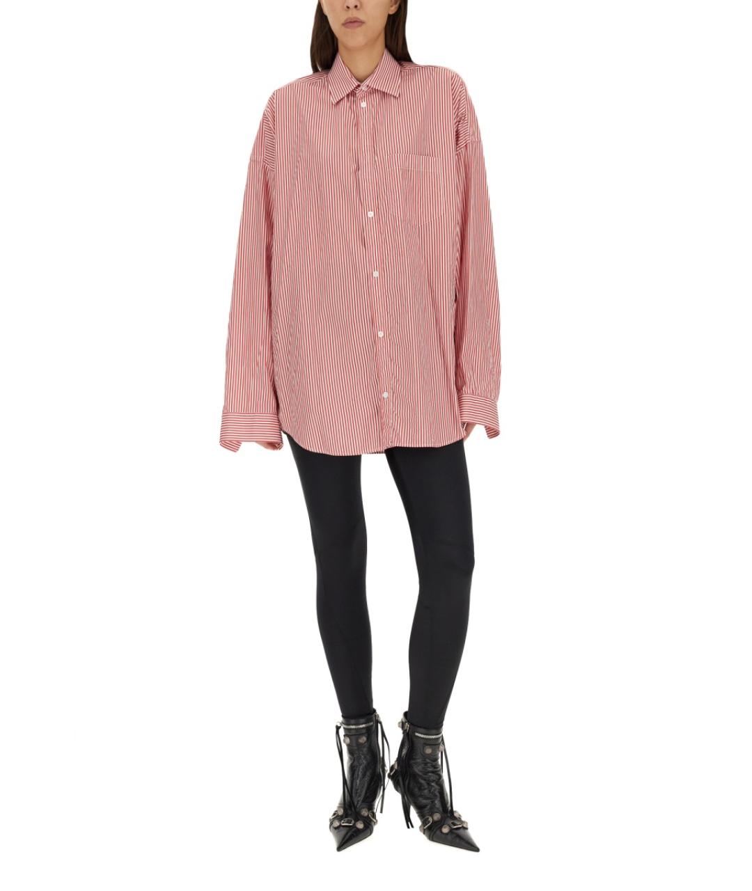 BALENCIAGA Красная хлопковая рубашка, фото 3