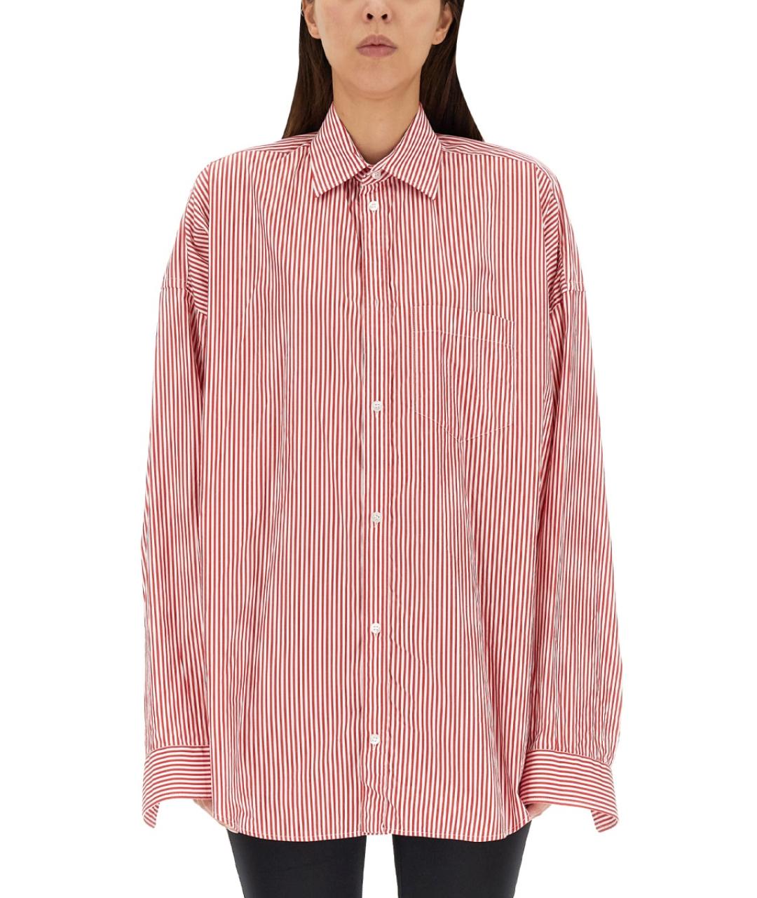 BALENCIAGA Красная хлопковая рубашка, фото 6