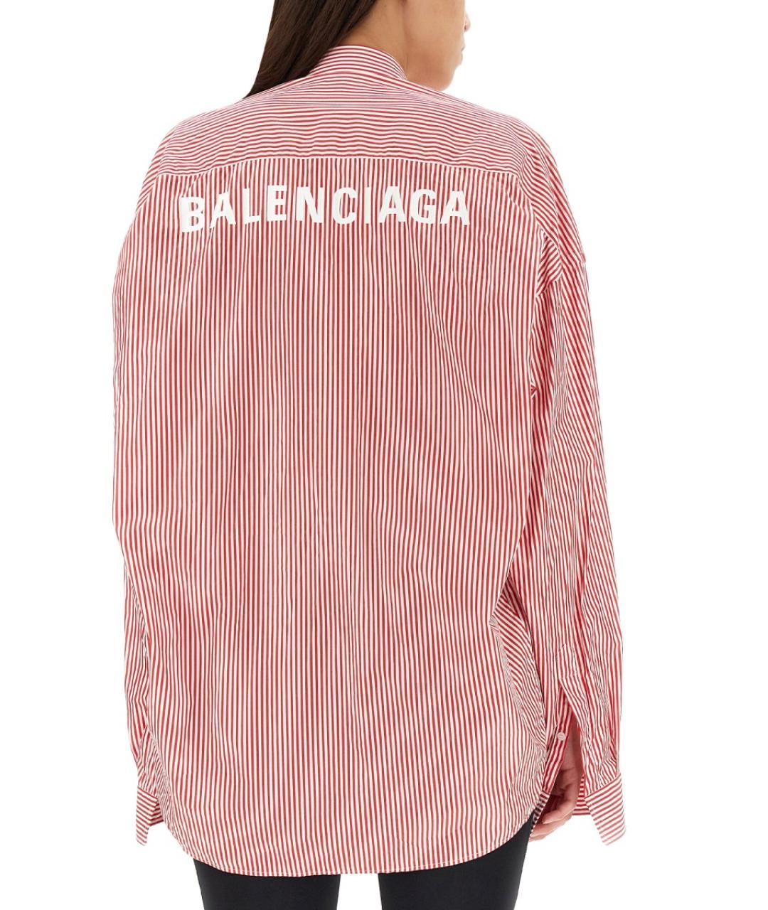 BALENCIAGA Красная хлопковая рубашка, фото 5