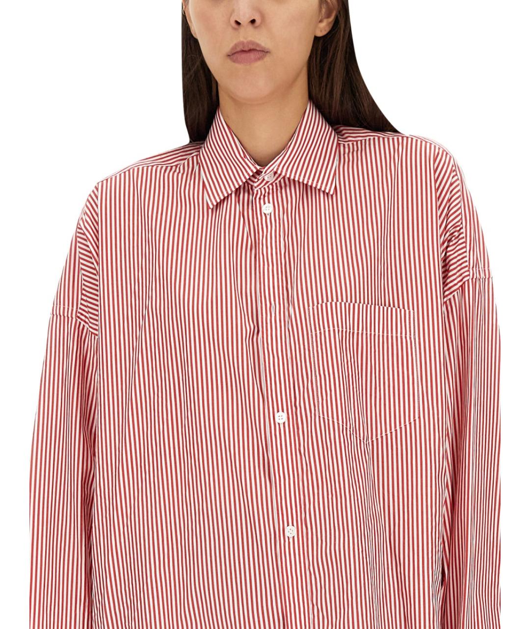 BALENCIAGA Красная хлопковая рубашка, фото 2