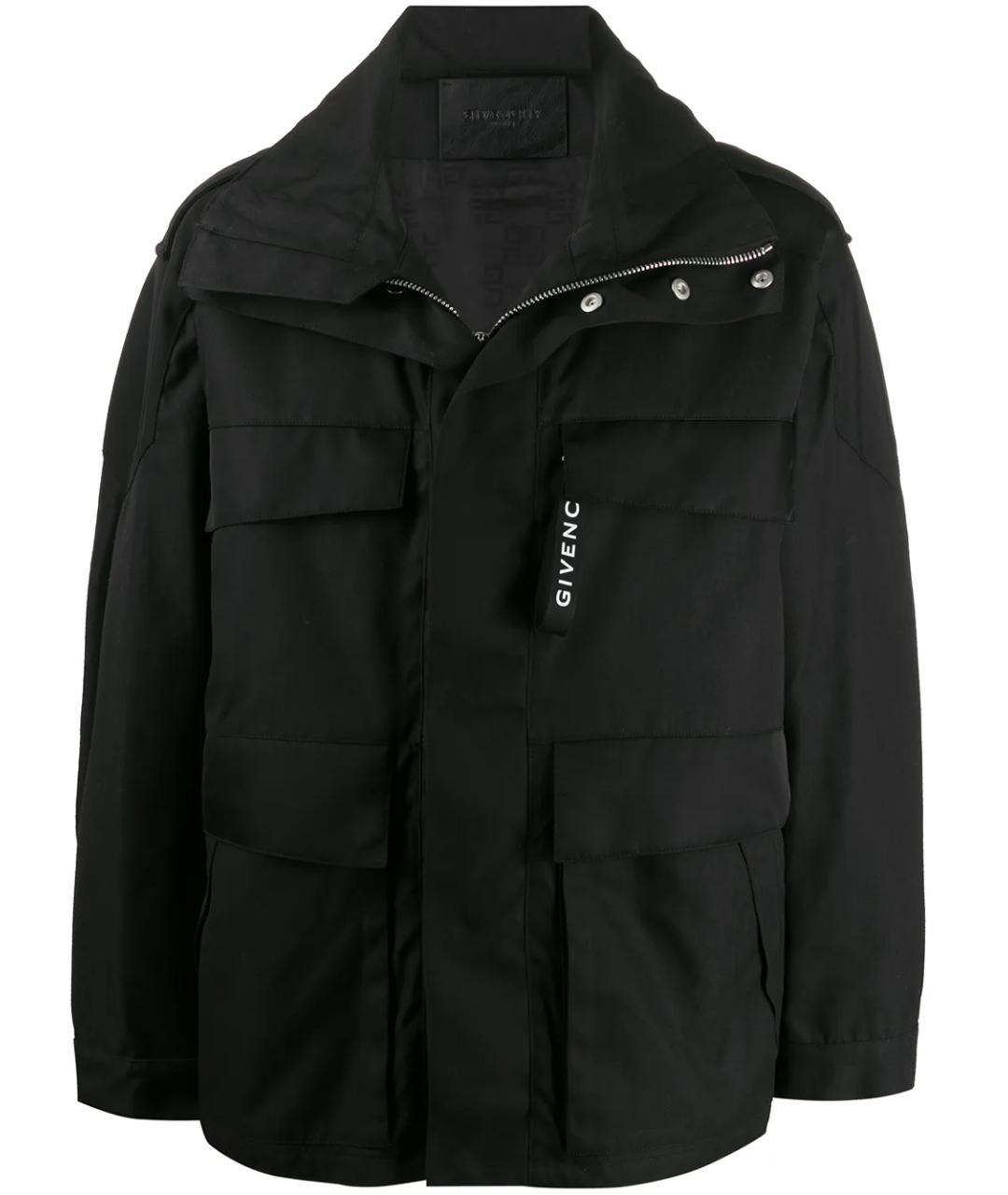 GIVENCHY Черная полиамидовая куртка, фото 1