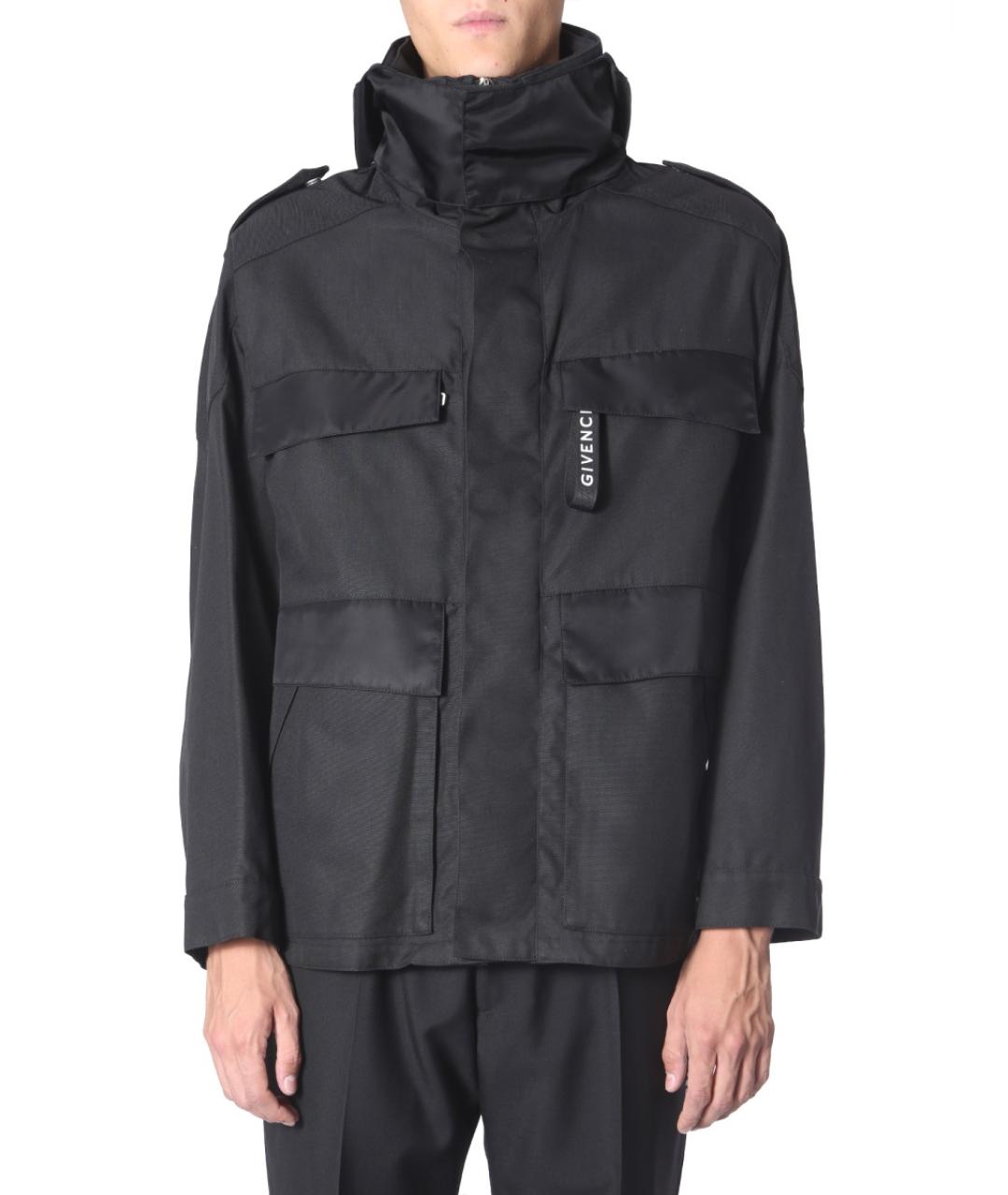 GIVENCHY Черная полиамидовая куртка, фото 2