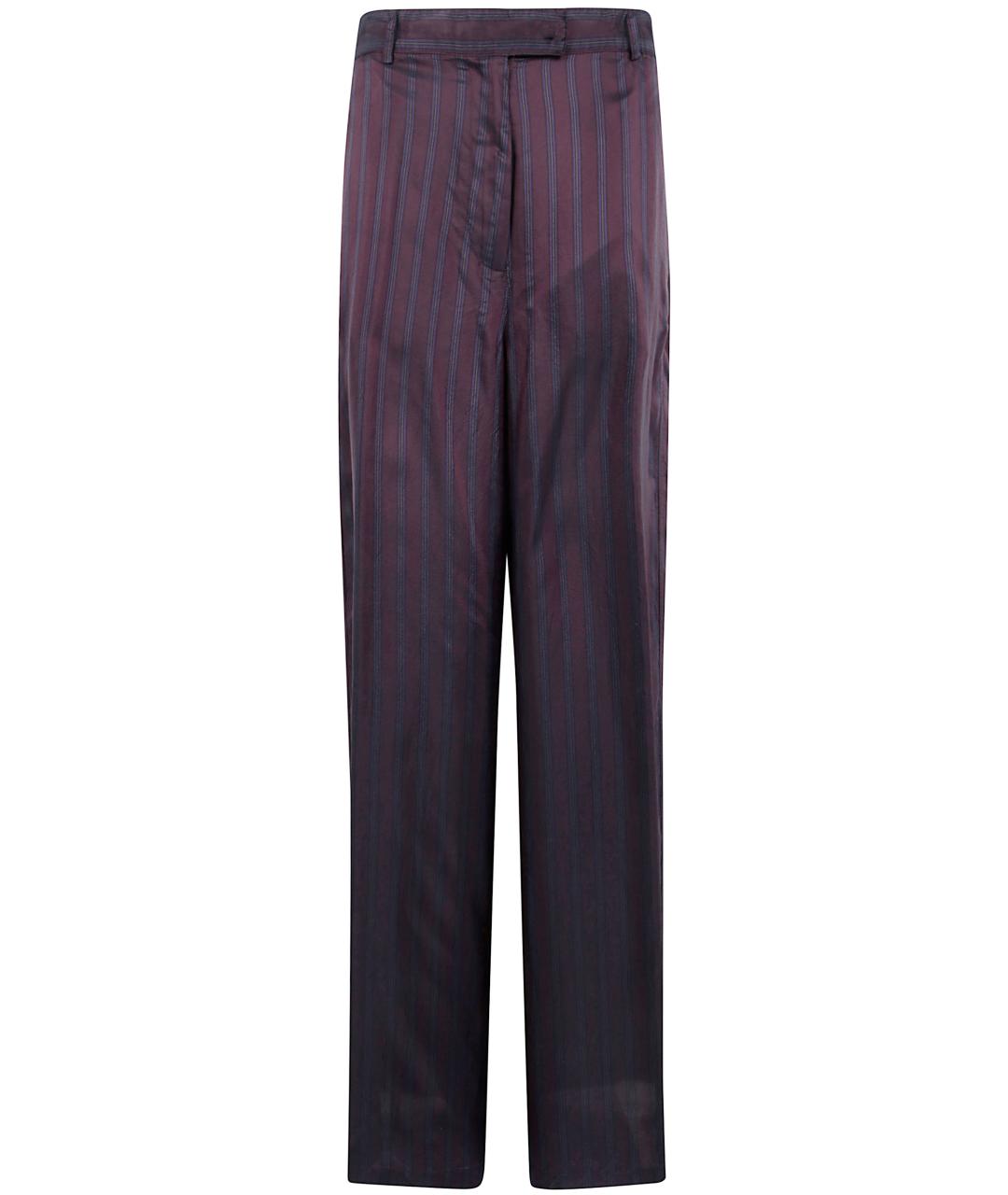 DRIES VAN NOTEN Мульти вискозные прямые брюки, фото 1