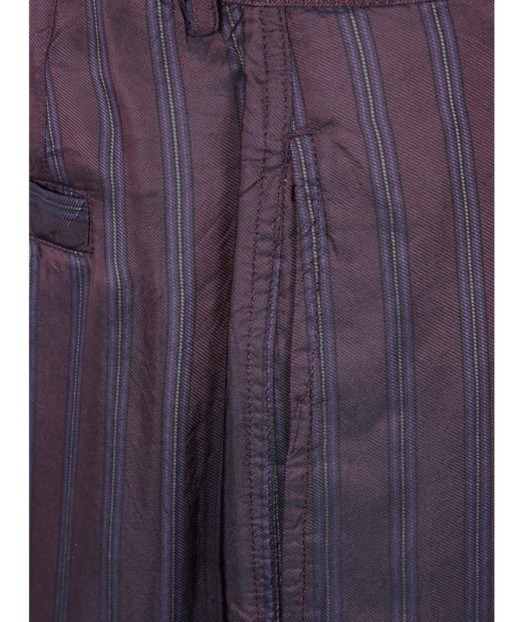 DRIES VAN NOTEN Мульти вискозные прямые брюки, фото 3