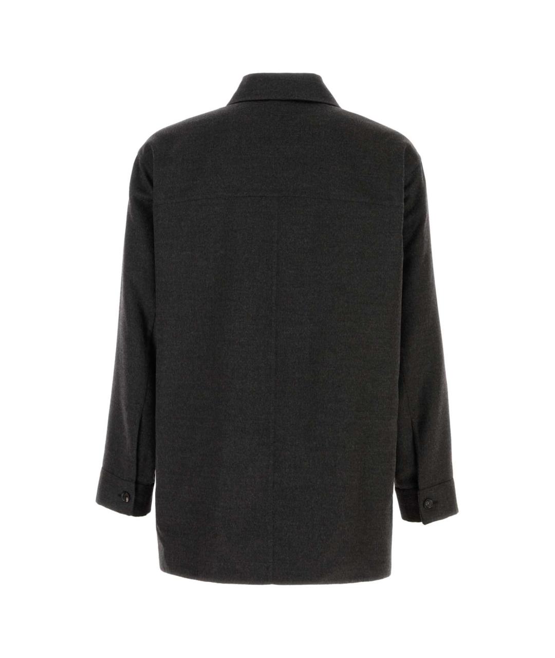 BOTTEGA VENETA Серая кашемировая куртка, фото 2