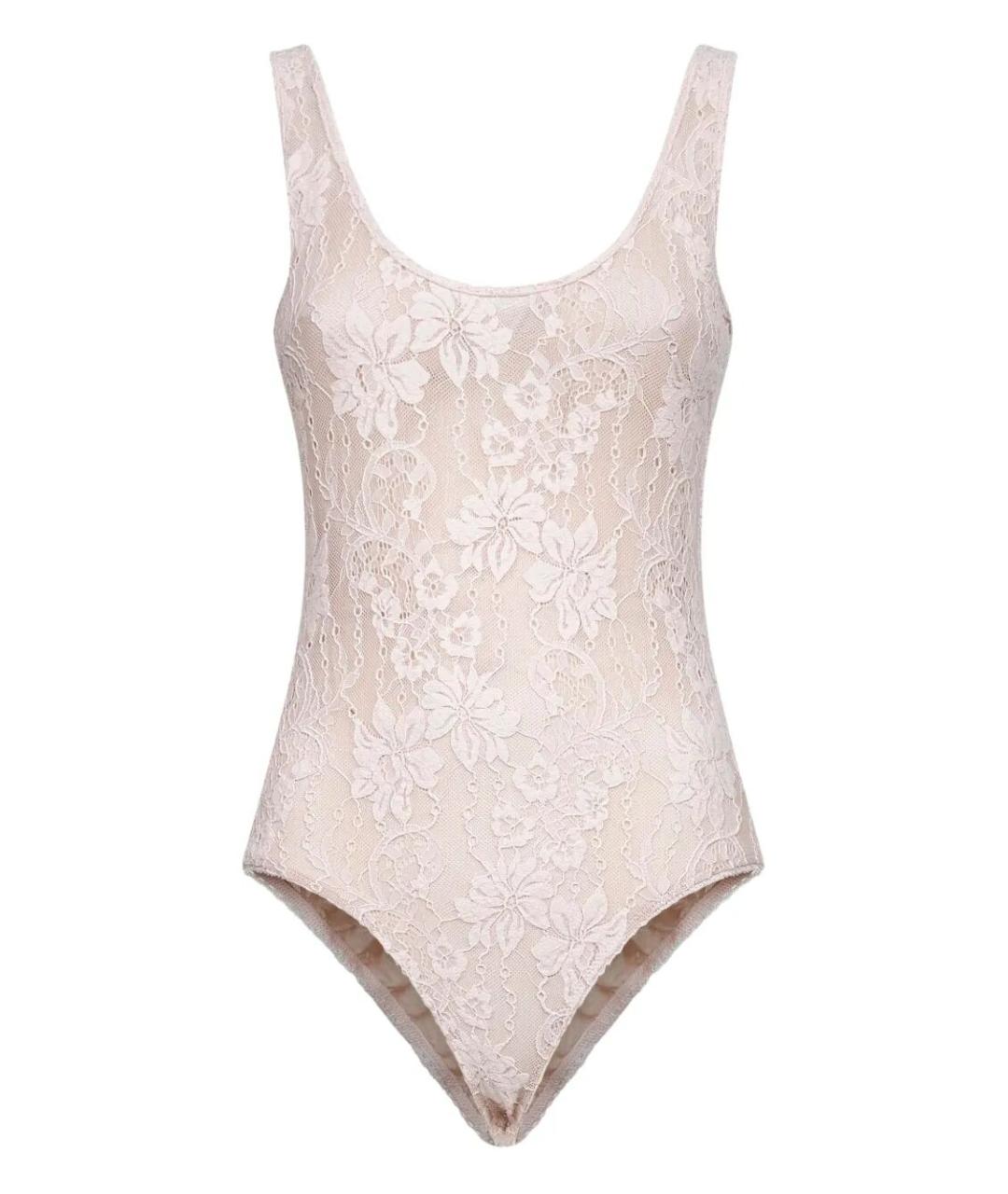 ZIMMERMANN Розовое полиамидовое боди, фото 1