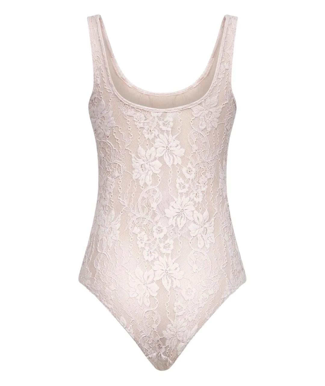 ZIMMERMANN Розовое полиамидовое боди, фото 2