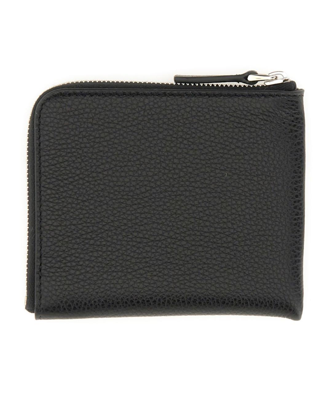 MARNI Черный кожаный кошелек, фото 2