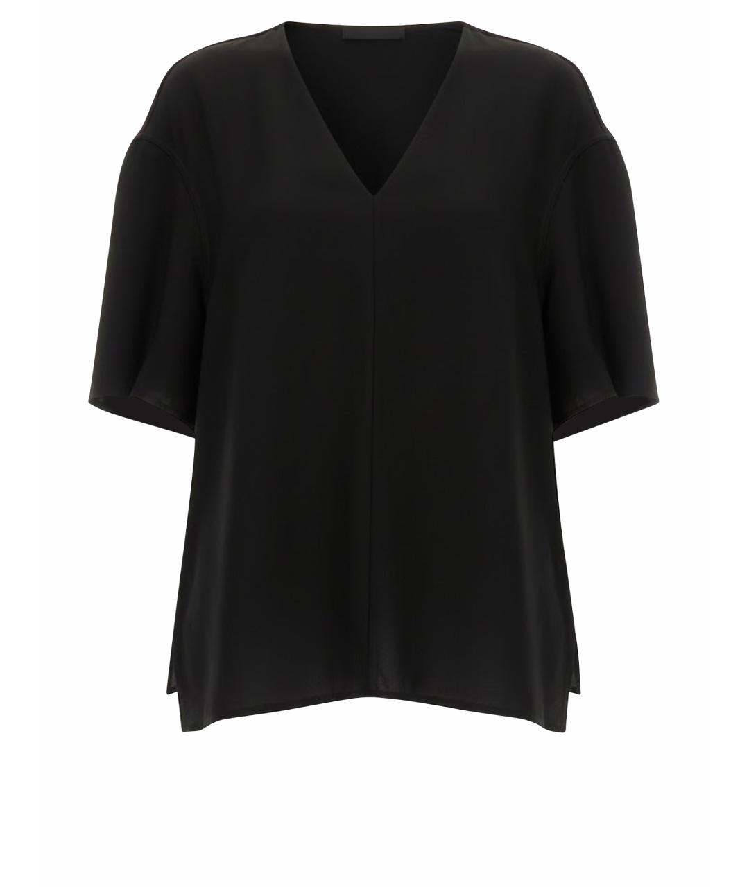 RICK OWENS Черная вискозная футболка, фото 1