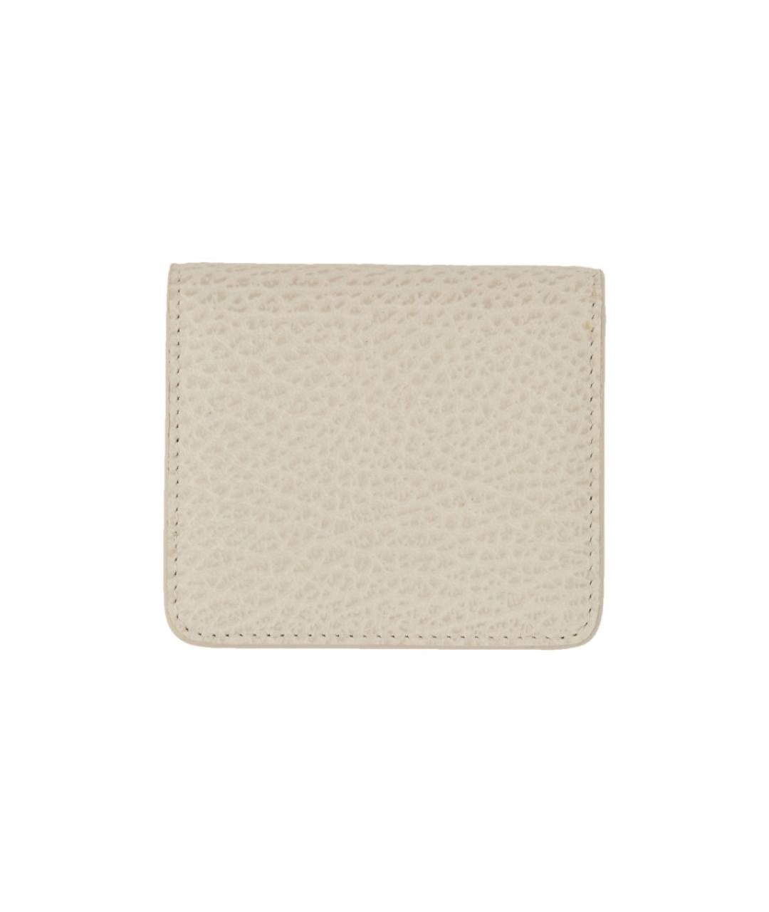 MAISON MARGIELA Серый кожаный кошелек, фото 2