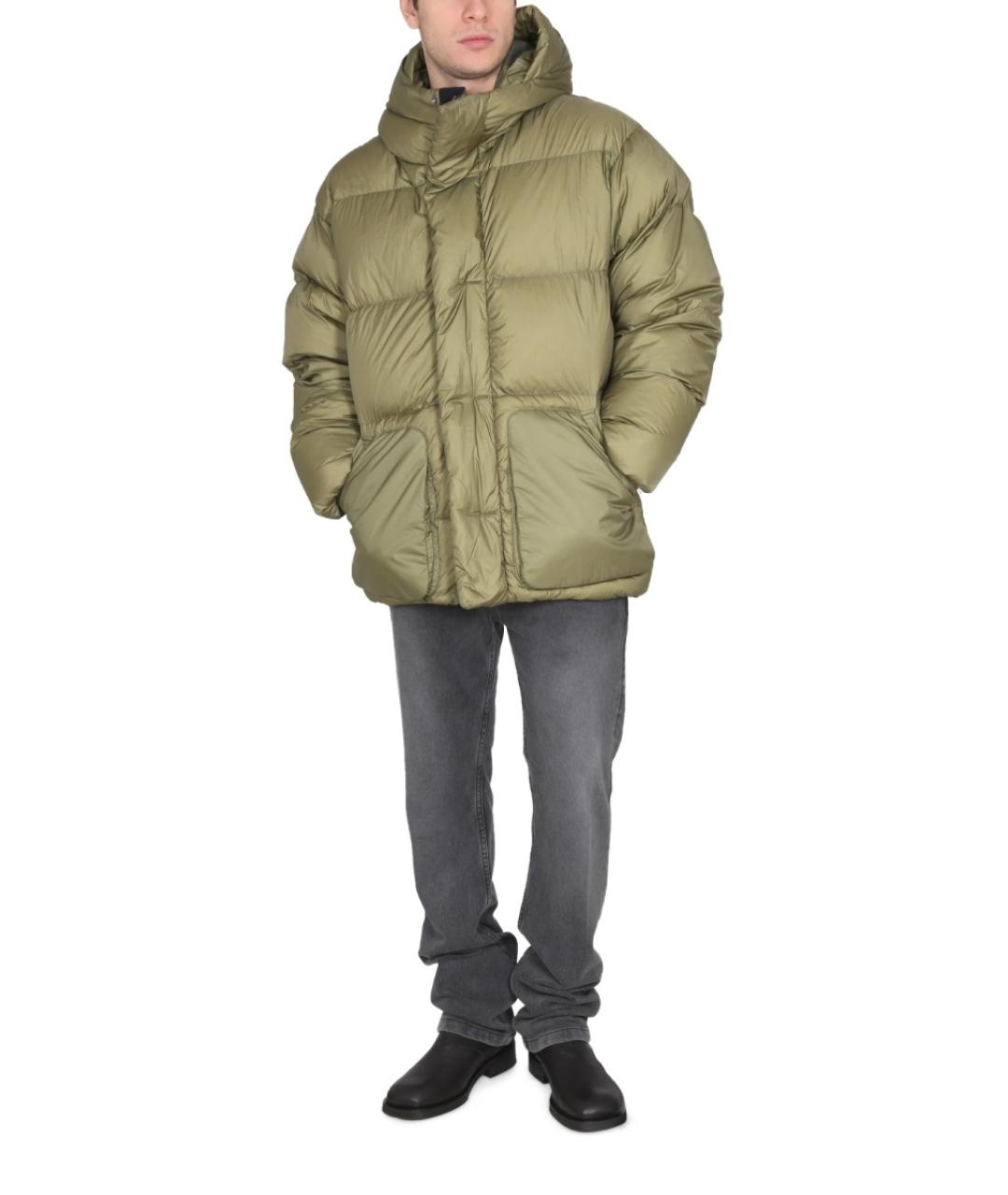 IENKI IENKI Зеленая полиамидовая куртка, фото 3