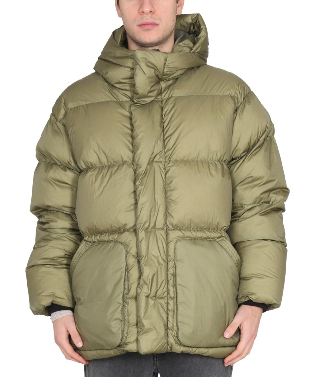 IENKI IENKI Зеленая полиамидовая куртка, фото 2