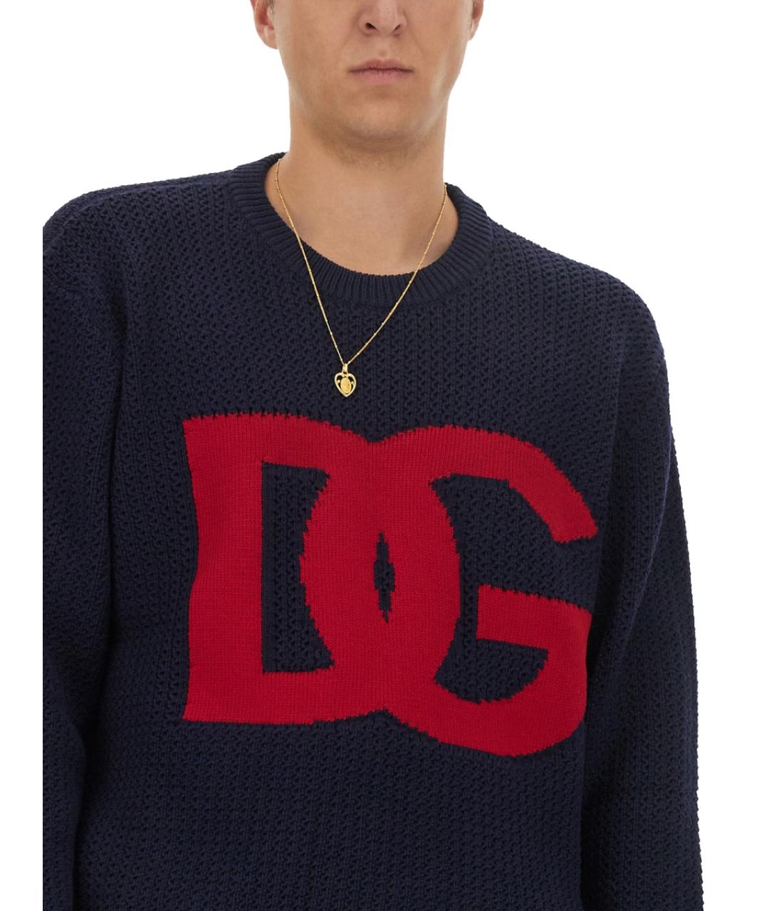 DOLCE&GABBANA Черный шерстяной джемпер / свитер, фото 5